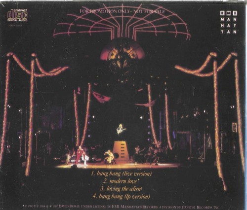 David Bowie - Bang Bang Live Version (seltene Promo CD) - Bild 3 von 3