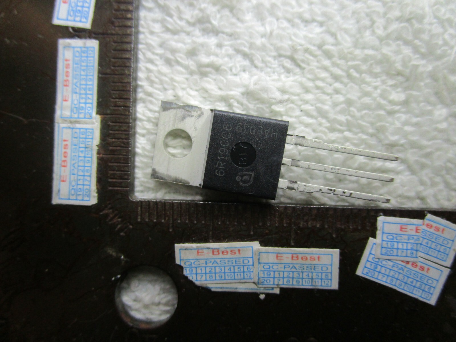 3pcs GR190C6 6RI90C6 6R19OC6 6R190CG 6R190C6 IPP60R190C6 TO220-3 ...