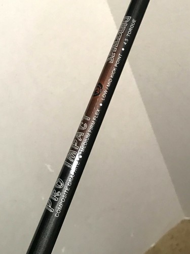 Solid Spalding Pro Impact Bi-Metal Technology 4 Iron Mid-Firm Flex Graphite Golf - Picture 8 of 9