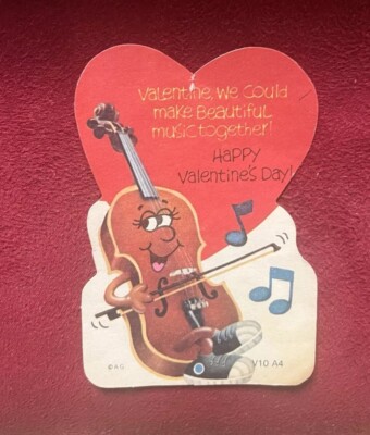 Vintage 70 s Valentine Card We Could Make Beautiful Music Together Never Used