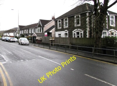 Foto 6x4 Merthyr Road Häuser, Pontypridd Pontypridd\/ST0789 gesehen quer um 2015