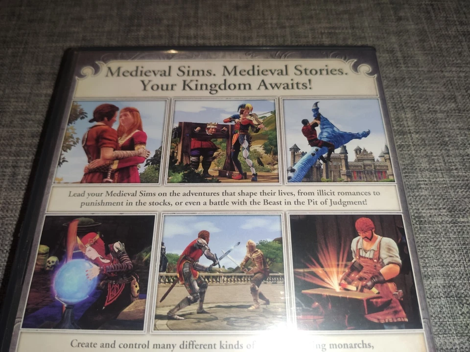 The Sims Medieval Edition EA PC DVD Rom game COMPLETE - Image 2 of 3