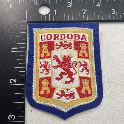 Blue Felt Back CORDOBA Spain Patch 08R5