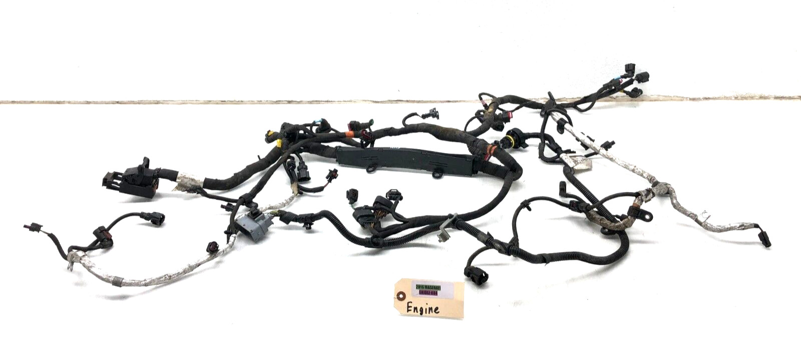 2014-2017 MASERATI GHIBLI S 3.0L V6 RWD ENGINE WIRING HARNESS OEM.