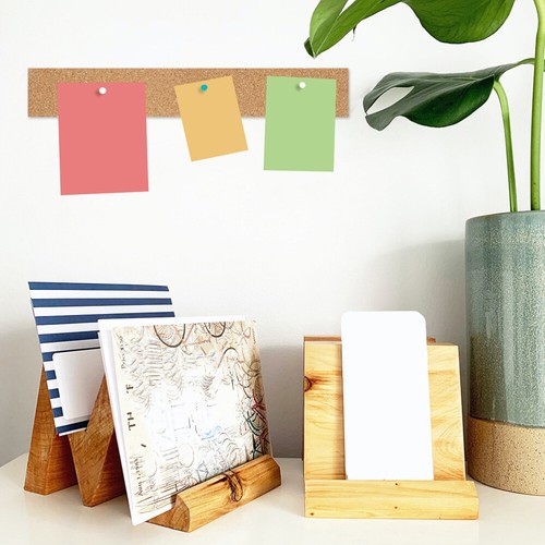 3Pcs frameless cork bulletin bar Strips Frameless Cork Bulletin Bar Bulletin - Picture 12 of 12