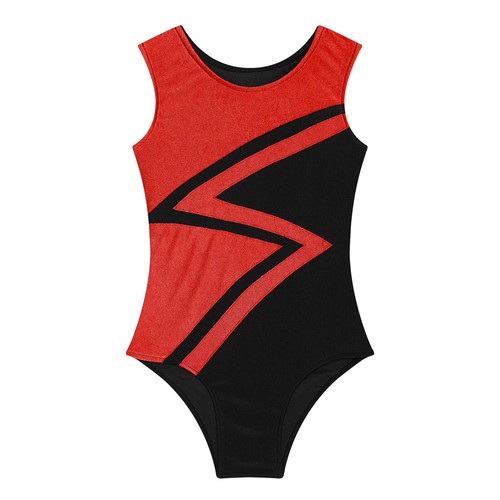 Kids Boys Gymnastics Leotard U Neck Sleeveless Bodysuit with Shorts Set AU - Picture 45 of 96
