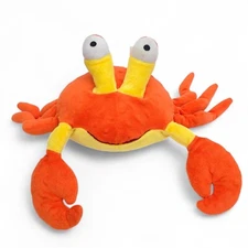 Kohl's Cares Pout-Pout Fish Crab 8" x 18" Plush Stuffed Animal Orange Yellow