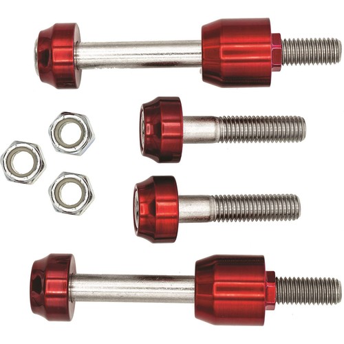 Santoro Fabworx Way Kool Shock Mount - Red for Dyna '09-17 SF40002