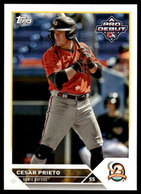 2023 Topps Pro Debut #16 Cesar Prieto    Bowie Baysox