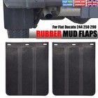 X2 Rubber Mud Flaps Splash Guards For Fiat Ducato Motorhome Campervan Mudflaps 