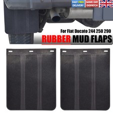 Rubber Mud Flaps Splash Guards For Fiat Ducato Motorhome Campervan Mudflaps x2
