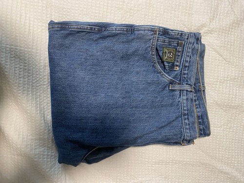Cinch Western Jeans Mens Green Label Relax 46 x 38 Med Wash MB90530001