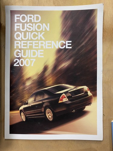 07 Ford Fusion 2007 Owners Manual W/ Case Free Shipping - Picture 2 of 11
