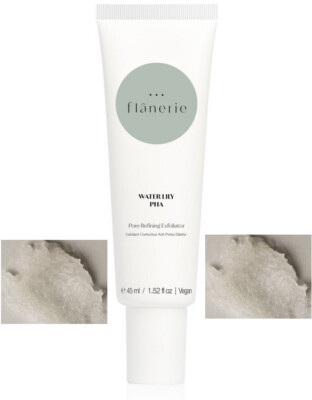 Flanerie Pore Refining Exfoliator WATER LILY PHA,45ML FULL SIZE NEW SEALED