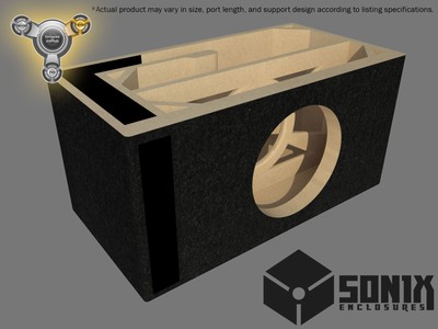 STAGE 1 - DUAL PORTED SUBWOOFER MDF ENCLOSURE FOR ORON HCCA12 SUB BOX | eBay UK