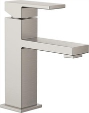 Moen 84771SRN Revyl 1-Handle Bathroom Faucet Spot Resist Brushed Nickel Finish