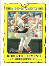 2021 Topps Heritage #GO-13 Roberto Clemente The Great One