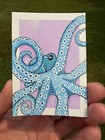 ACEO Original octopus, sea life, abstract ocean animal illustration by KC_ART_ME — photo 1