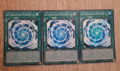 3x Yu-Gi-Oh! BACH-DE051 Ultimative Fusion Super Rare NM 1st Ed