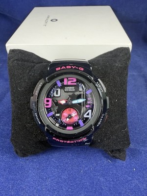 Casio Baby G 5382 BGA-190 Blk/pink Digital Watch New Batteries Pre-owned