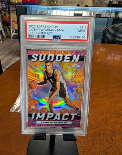 2023 Topps Chrome Victor Wembanyama PSA 9