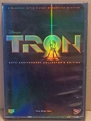 Disney's TRON 2-Disc 20th Anniversary Collectors Edition Set w/Case        -V
