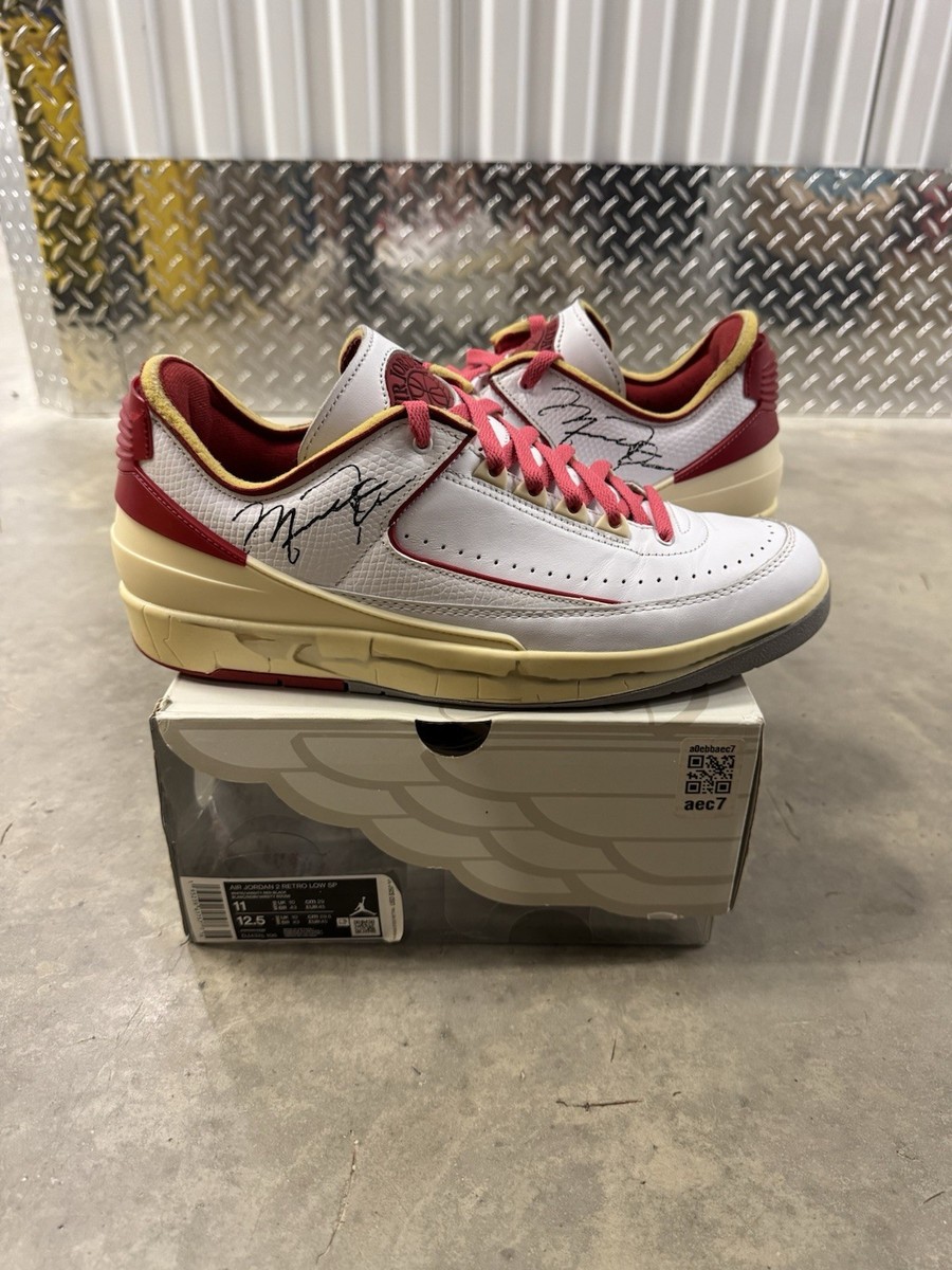 Jordan Retro Low SP Off-White Varsity Red 2021 Size 11 CLEAN W