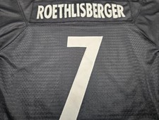 Ben Roethlisberger Pittsburgh Steelers NFL #7 Youth AlternatJersey Size M Reebok