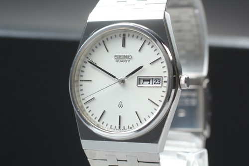Vtg1985[N MINT] Seiko Majesta 9063-602C Silver Kanji DayDate 32mm Qz Men's Watch