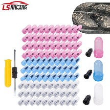 100PCS Tire Repair Rubber Nails Tyre Puncture Repair Screws Kit W/Screwdriver