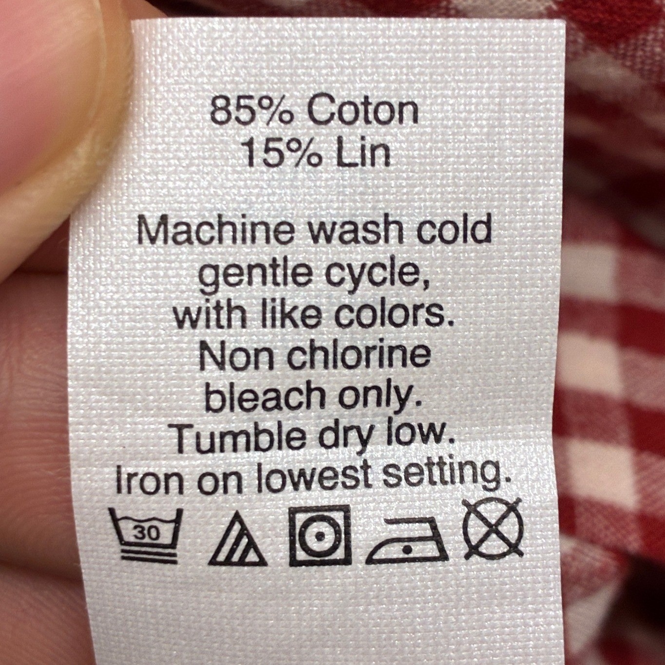 Madewell Gingham Button Down Top Ruffle Cuff Wome… - image 6