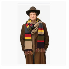 Doctor Who 4th Doctor Deluxe Striped Scarf Tom Baker Costume Gift 12ft