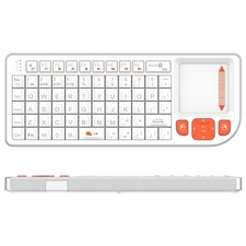 Mini Keyboard with Touchpad, Mini Bluetooth Keyboard- Portable, Rechargeable,...