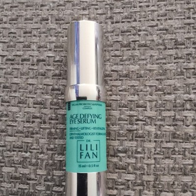 Dr. Lili Fan Age Defying Eye Serum 0.5 fl oz Peptides Probiotics Firming