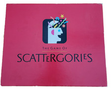 The Game of Scattergories Milton Bradley Board Game Vintage 1988