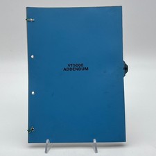 Honda VT500E Genuine Factory Workshop Manual Addendum ? Binder Edition
