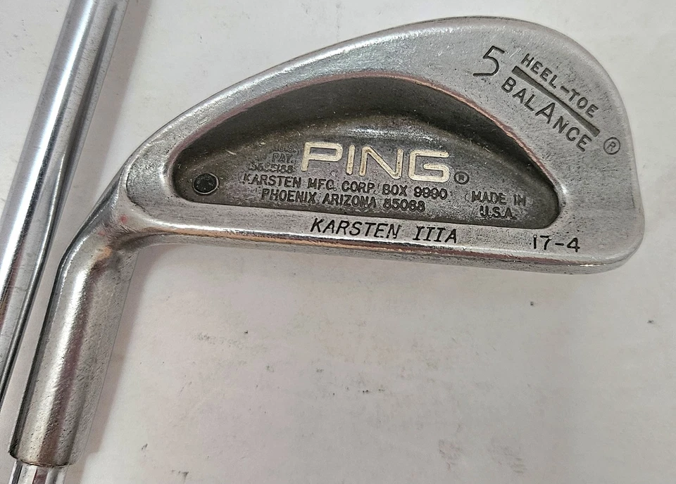 PING Karsten I Black Dot Heel-Toe Balance LH ZZ Lite 4,5,7,9 Irons - Image 4 of 4