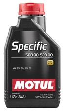 Motul 1L 0W20 OEM Synthetic Engine Oil SPECIFIC 508 00 509 00 Case of 12 107385 54.06 per gallon