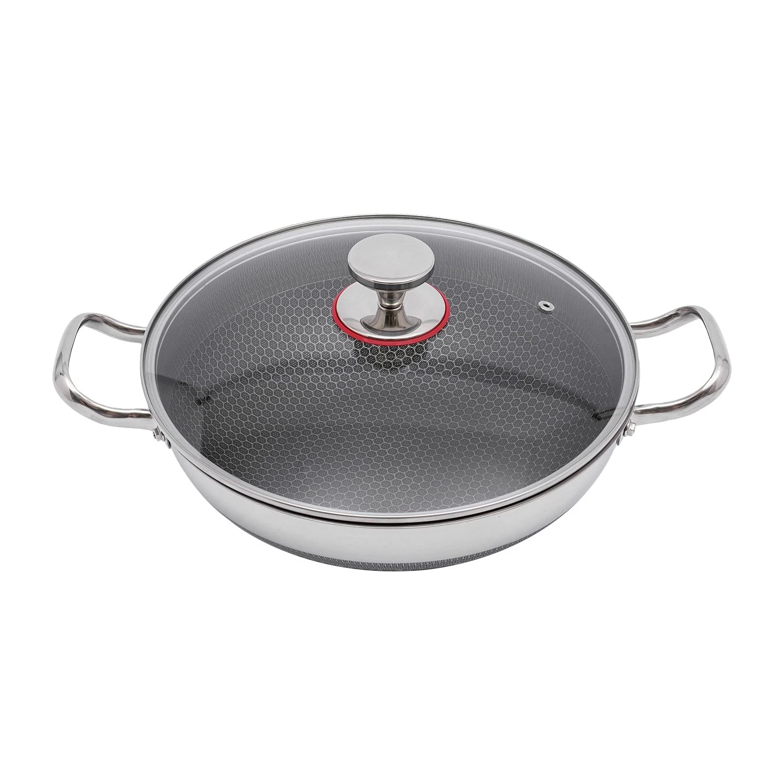 Stainless Steel Pan With Cooking Lid Non Stick Frying Pan Stainless Steel