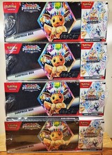 4x POKEMON PRISMATIC EVOLUTIONS SURPRISE BOOSTER BUNDLE BOXES 40 BOOSTER PACKS