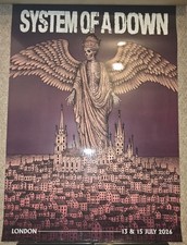 SYSTEM OF A DOWN LONDON 13TH & 15TH JULY LIMITED EVENT POSTER