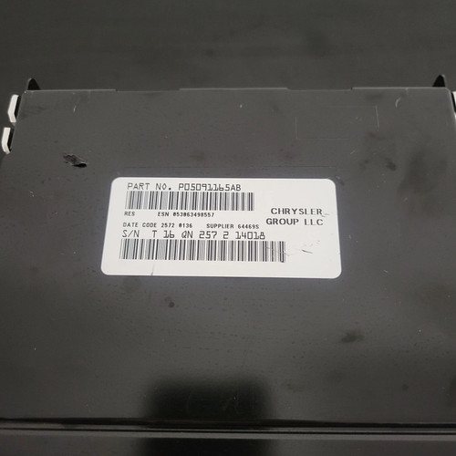 11-13 Dodge Durango Jeep Grand Cherokee RES Radio Sirius AUX CD MP3 P05091165AB - Foto 9 di 11