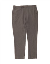 CHAPS Mens Slim Suit Trousers W36 L32 Grey Polyester BX09