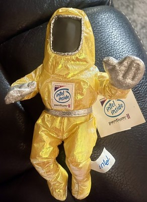 5 Intel Inside Mmx Pentium II Advertise Astronaut Plush Bunny