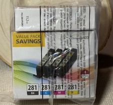 Canon PGI-280 CLI-281 Genuine Ink 5 Color Value Pack BK C M Y Sealed