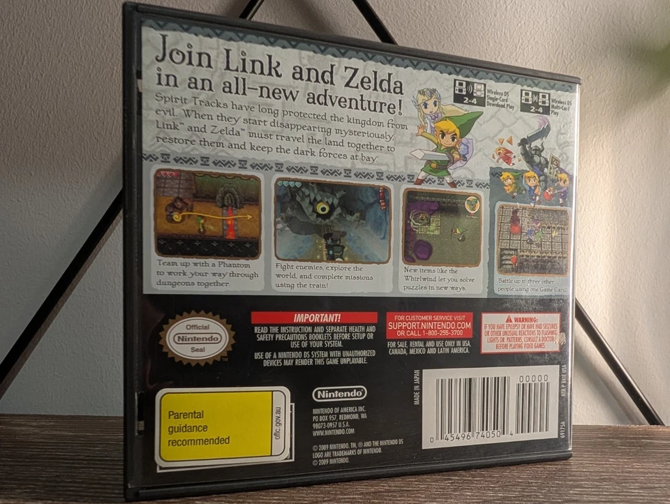 The Legend of Zelda Spirit Tracks Nintendo DS Excellent Condition CIB - Image 2 of 4