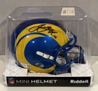 Los Angeles Rams Jared Goff Signed Riddell Mini Speed Football Helmet Fanatics