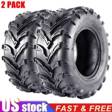 Set 2 UTV ATV Tires 25x10-12 25x10x12 6PR ATV Tire 25x10.00-12 25x10.00x12 Tires