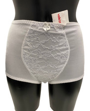 Vintage White Panty Girdle Size XXL 24" Slimming Control Pantie Briefs Pants