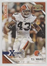 2010 Panini Gridiron Gear Rookie Platinum X's 7/25 TJ Ward #243 0a1